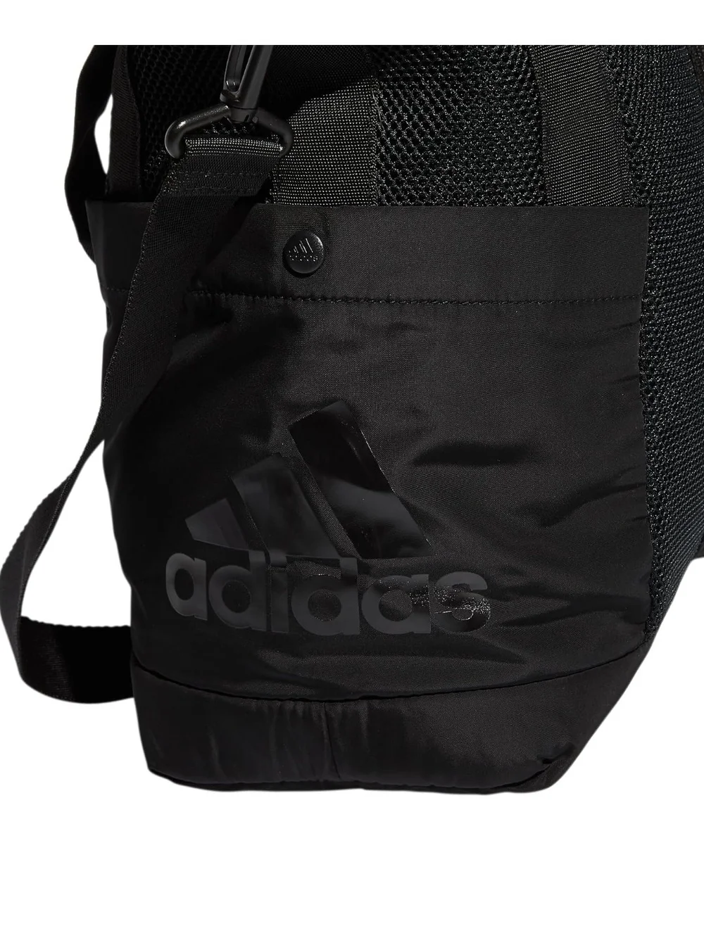 Black Adidas Women's Tote Bag with Mesh Front